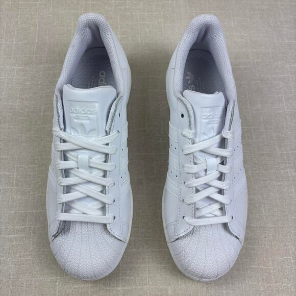 🦷 Adidas Superstar “Triple White” 8.5M - Picture 3 of 6
